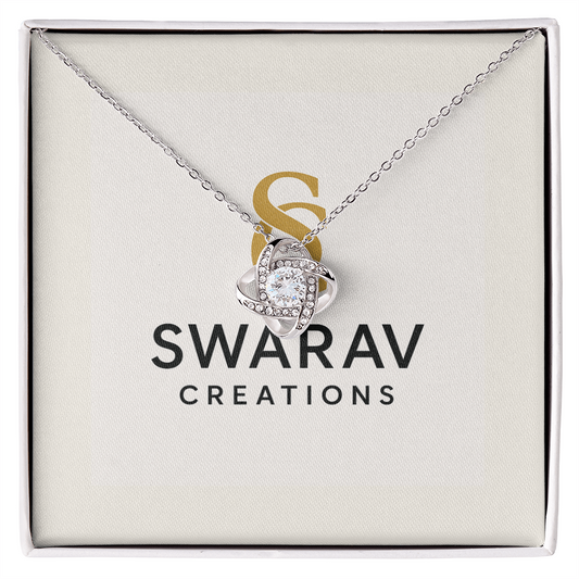 Eternal Love Knot Necklace | Designed with heart - Swarav Creations