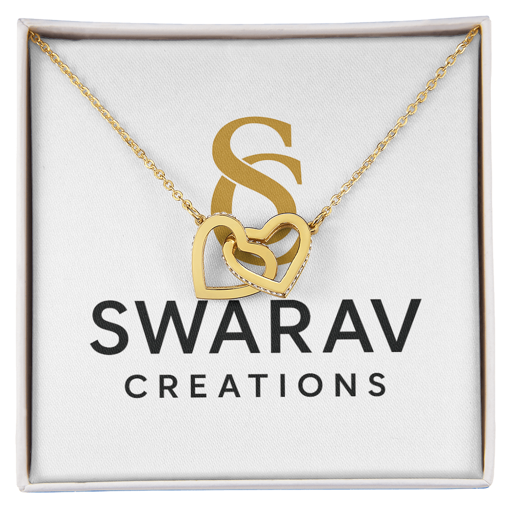 Interlocking Hearts Necklace – A Symbol of Eternal Love - Swarav Creations