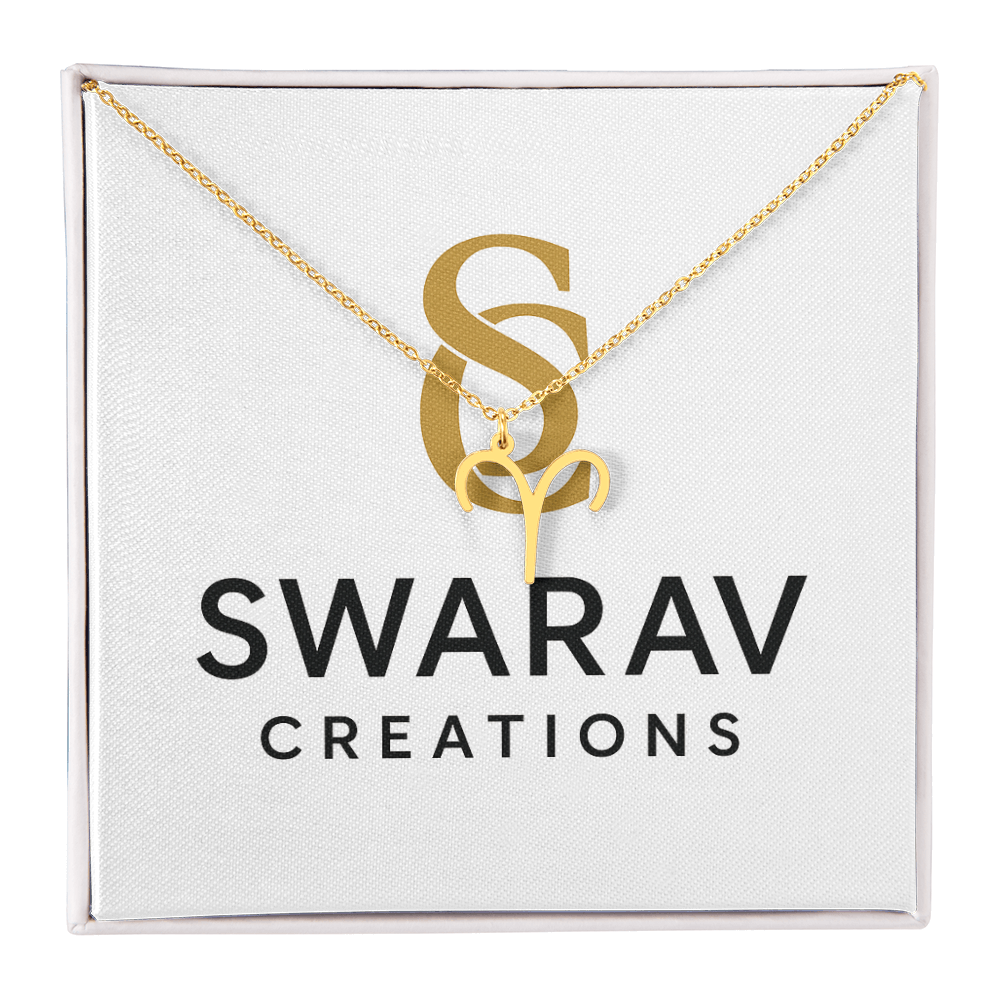 Personalized Zodiac Sign Necklace for Every Star Sign - Swarav Creations