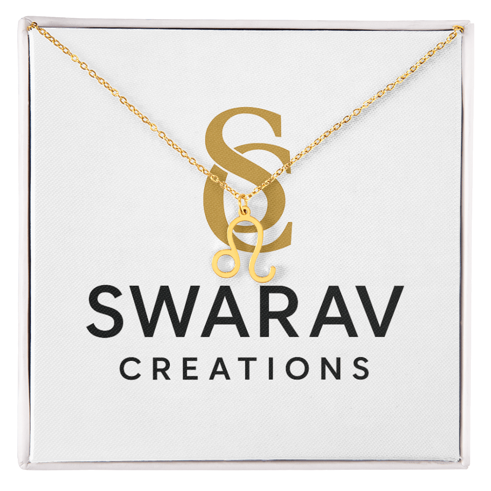 Personalized Zodiac Sign Necklace for Every Star Sign - Swarav Creations