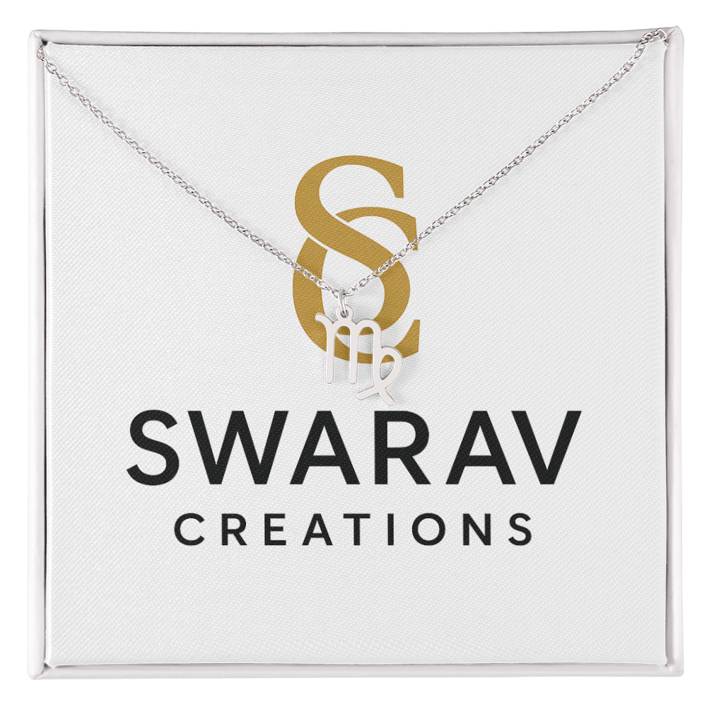 Personalized Zodiac Sign Necklace for Every Star Sign - Swarav Creations