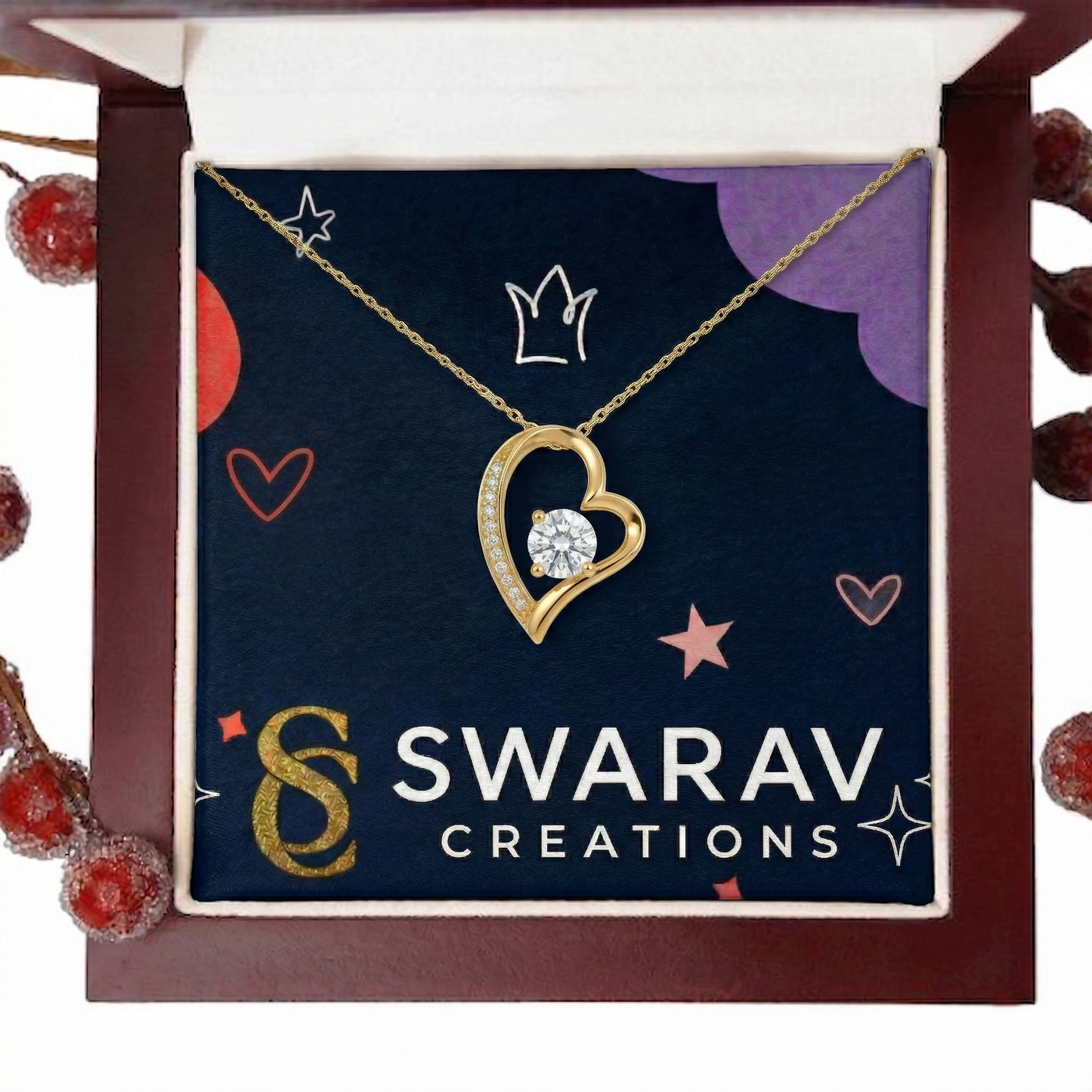 Forever Love Necklace - Luxury Box - Elegant Jewelry