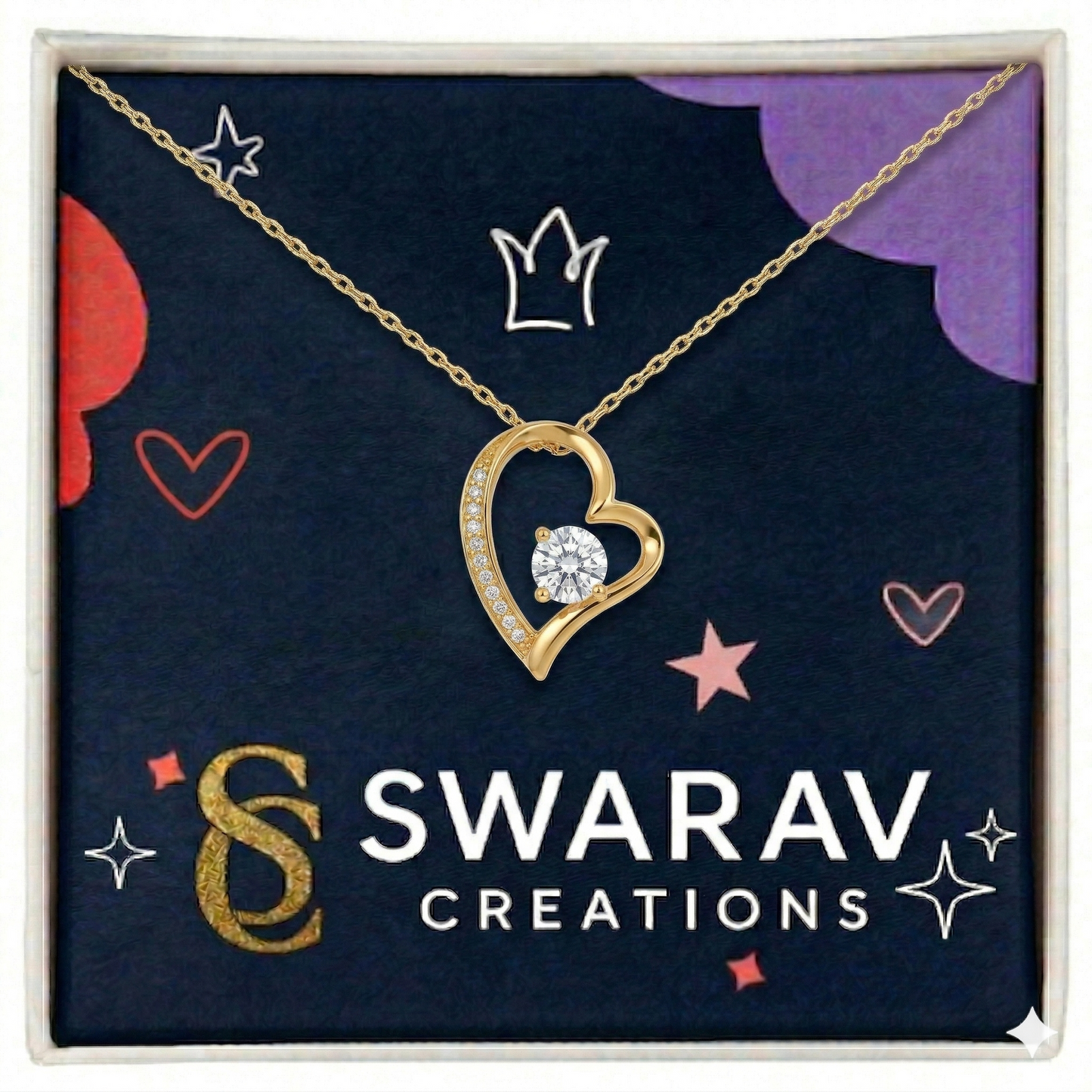 Forever Love Necklace - Luxury Box - Elegant Jewelry