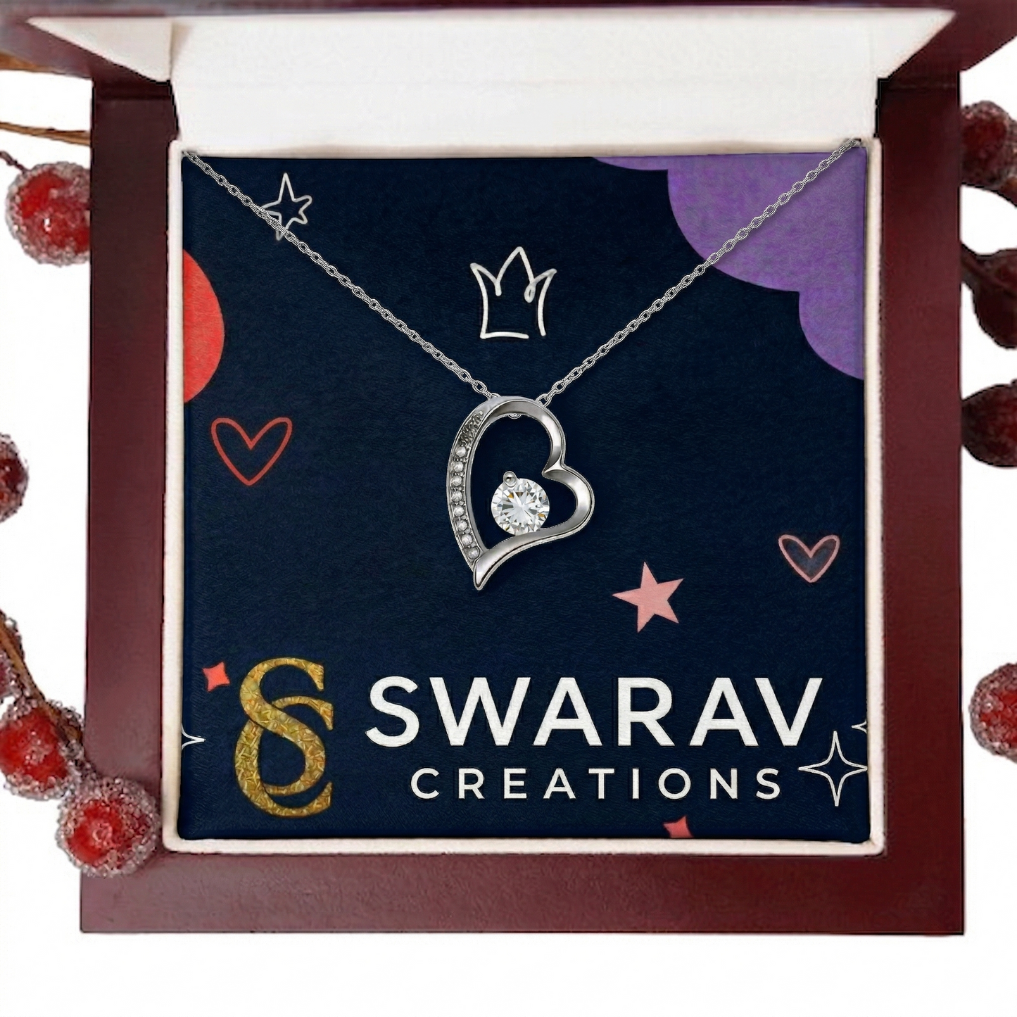 Forever Love Necklace - Luxury Box - Elegant Jewelry