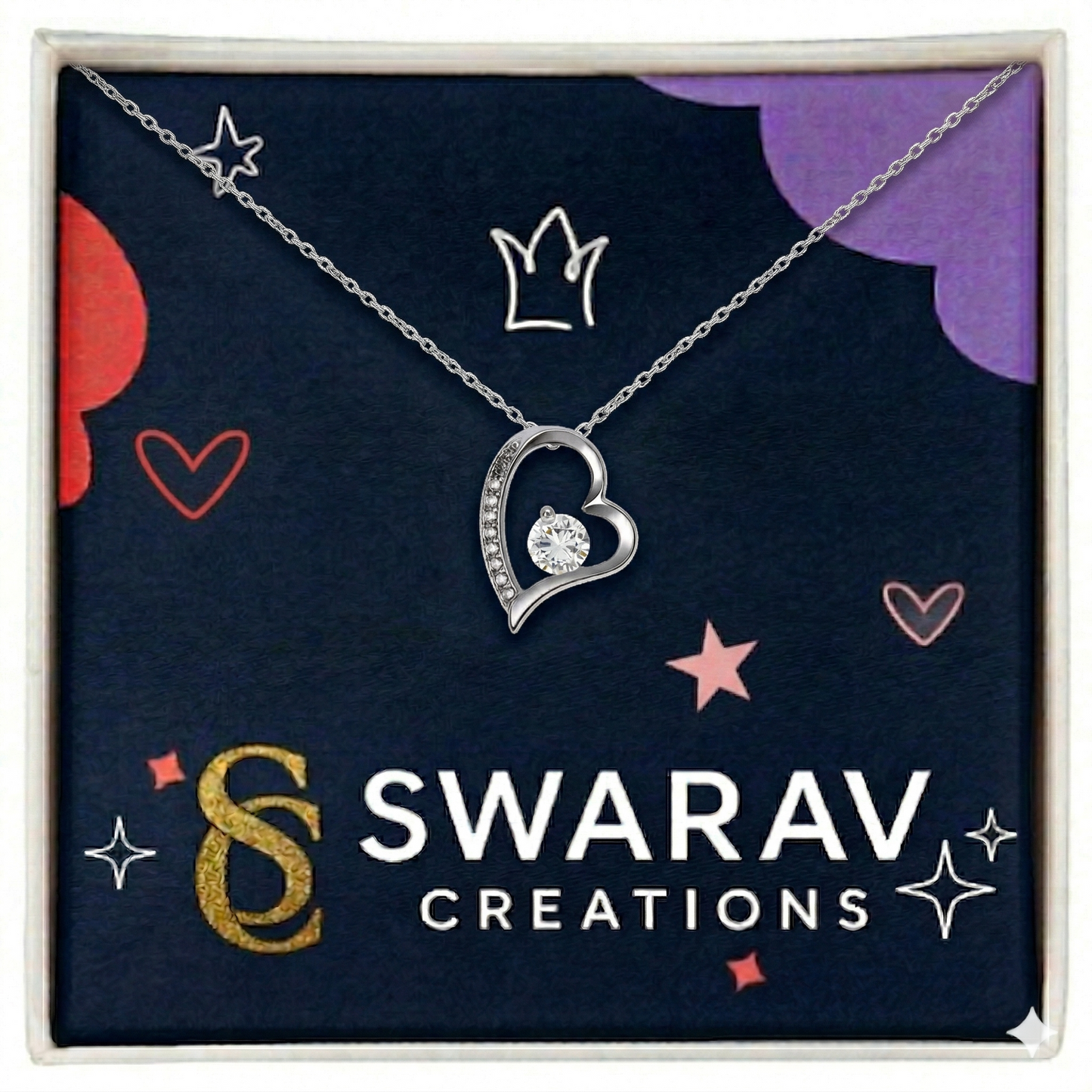Forever Love Necklace - Luxury Box - Elegant Jewelry