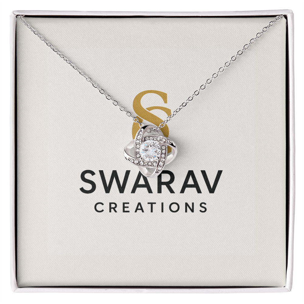 Eternal Love Knot Necklace | Designed with heart - Swarav Creations
