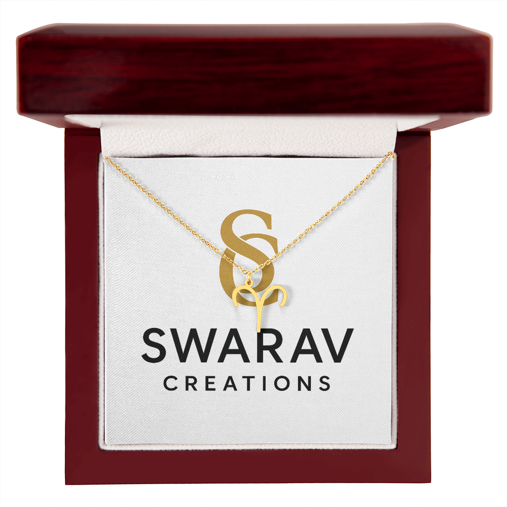 Personalized Zodiac Sign Necklace for Every Star Sign - Swarav Creations
