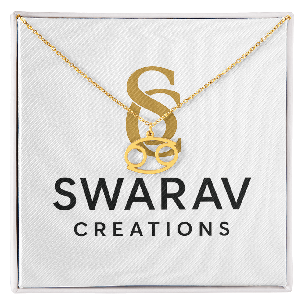 Personalized Zodiac Sign Necklace for Every Star Sign - Swarav Creations
