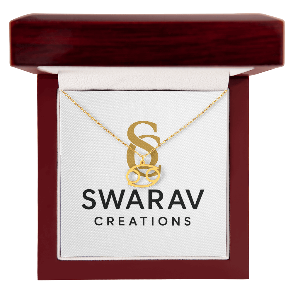 Personalized Zodiac Sign Necklace for Every Star Sign - Swarav Creations