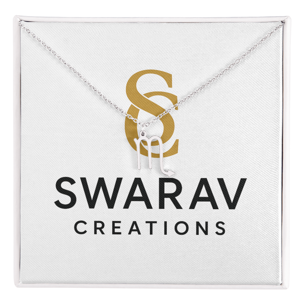 Personalized Zodiac Sign Necklace for Every Star Sign - Swarav Creations