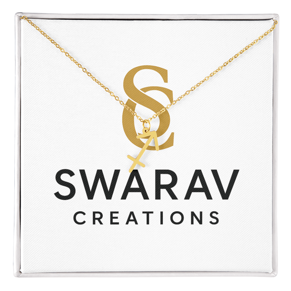 Personalized Zodiac Sign Necklace for Every Star Sign - Swarav Creations