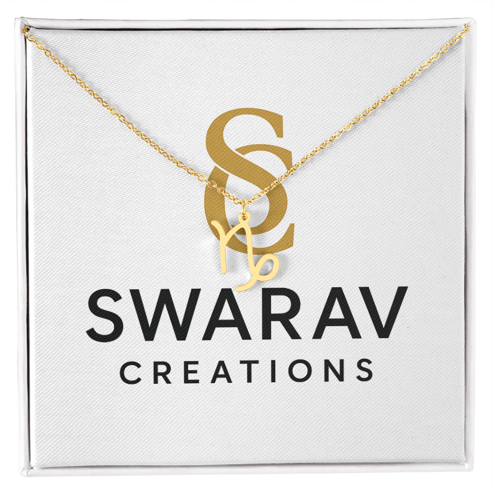 Personalized Zodiac Sign Necklace for Every Star Sign - Swarav Creations