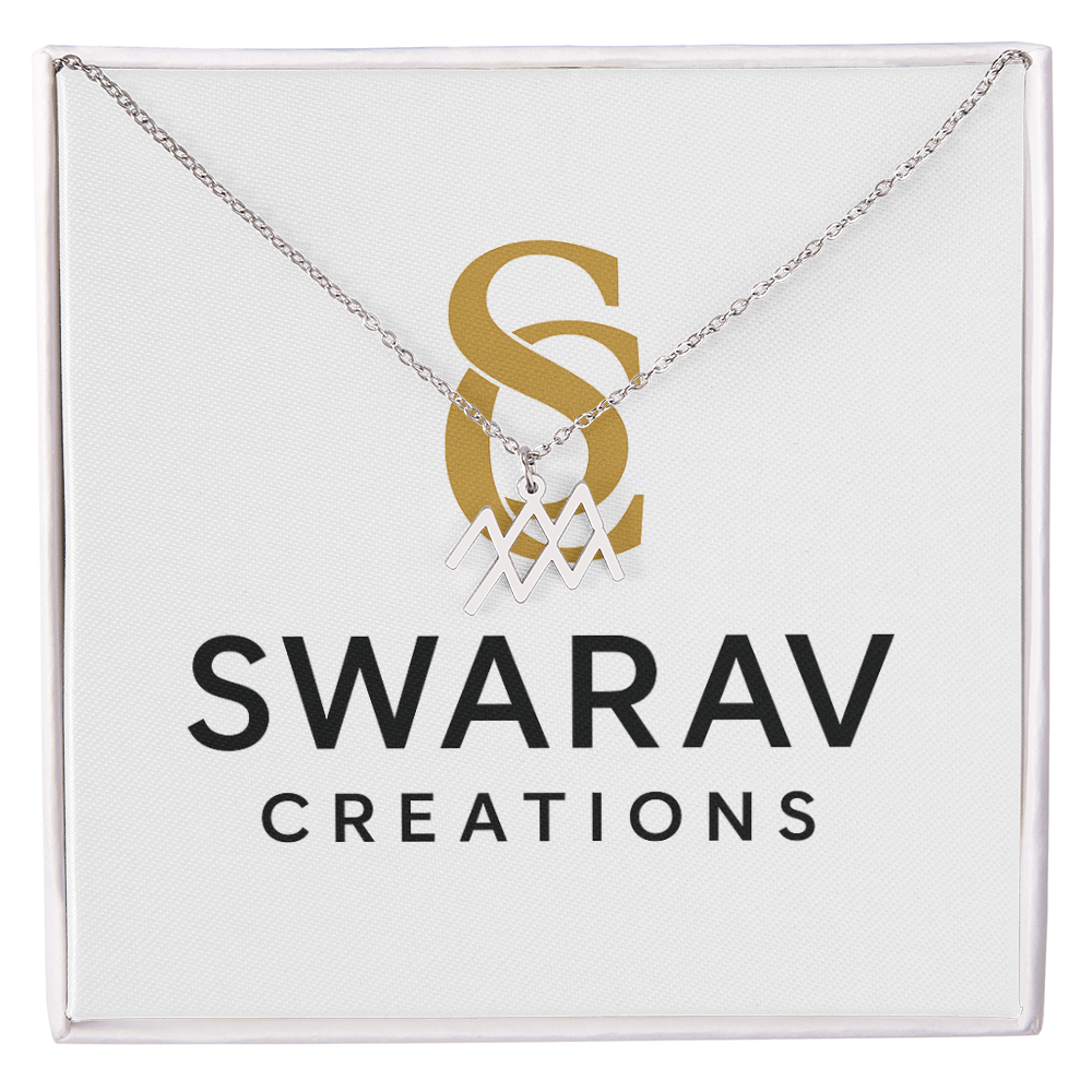 Personalized Zodiac Sign Necklace for Every Star Sign - Swarav Creations